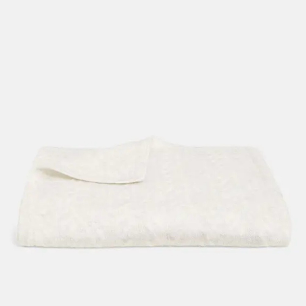 White Cashmere Baby Blanket
